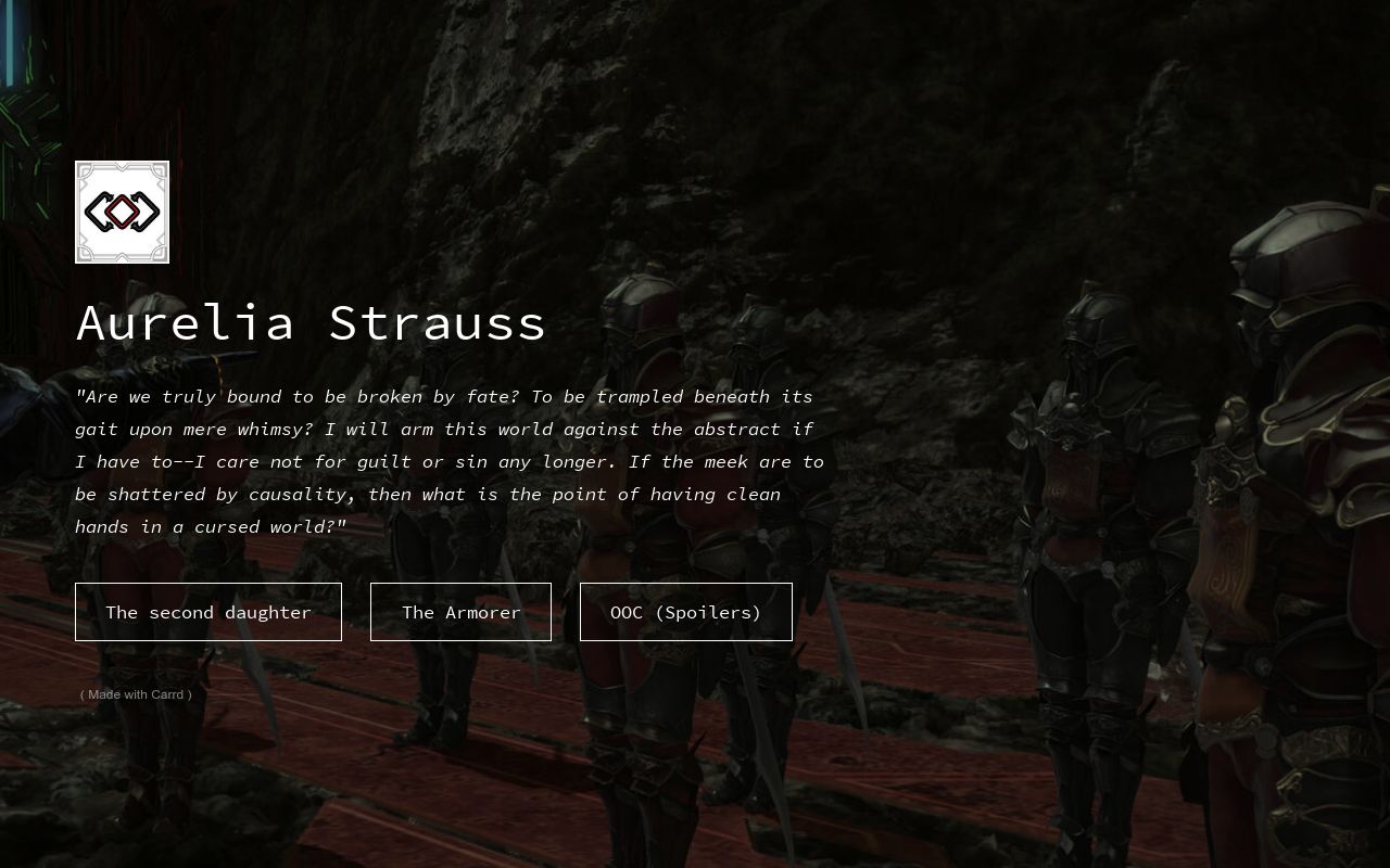 Carrd profile picture for @strauss